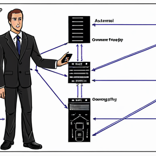 Home 6 ** Data governance roles. Focus: a "Data Owner" (formal attire), a "Data Steward" (managing data), and a "Data Consumer" (using data). Visual style: professional, clean, diagrams connecting the roles.
**