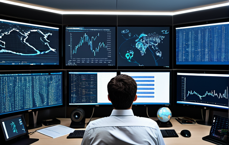A professional male data analyst in modest business casual attire, fully clothed, sits at a large desk in a modern, slightly dim data analysis room. Multiple screens display complex, visually fragmented and inconsistent digital data streams and charts, creating a sense of disarray and a 'puzzle' effect. Some abstract, glowing digital 'hieroglyphs' or chaotic code float around him, indicating confusion. He is leaning forward, looking intently at a screen, a subtle expression of frustration or deep concentration on his face, suggesting the monumental challenge of unorganized information. Professional photography, high resolution, realistic rendering, natural body proportions, perfect anatomy, well-formed hands, proper finger count, natural pose, appropriate content, safe for work, family-friendly.