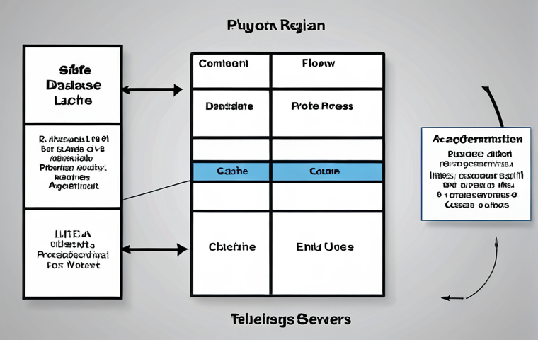 빅데이터 기술자의 스케일링 성공 사례 - **Query Optimization:** "A database administrator sitting at a clean desk, reviewing a complex query...