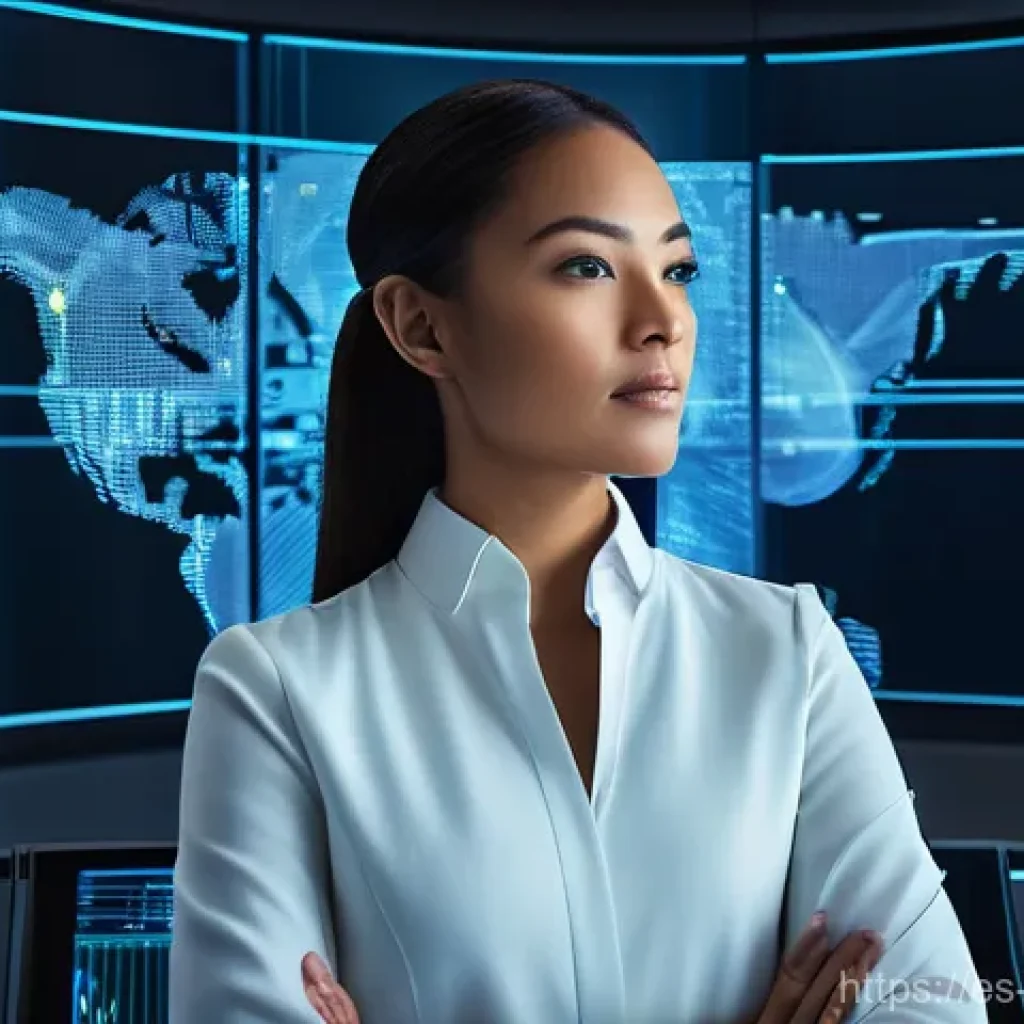빅데이터 기술자들이 직면하는 도전 과제 - **Prompt: "A highly skilled female data engineer, wearing a smart, contemporary business casual outf...