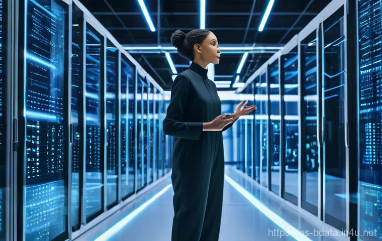 빅데이터 기술자들이 직면하는 도전 과제 - **Prompt: "A meticulous male data scientist, dressed in a sharp, modern lab coat over a professional...