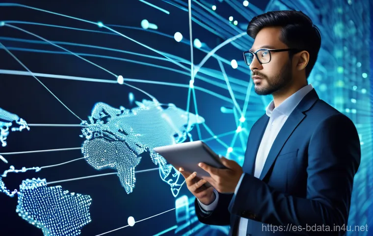 빅데이터 기술자의 글로벌 직무 확장 기회 - **Global Big Data Professional amidst a Digital Ocean:**
    "A confident, diverse professional, app...
