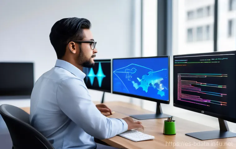 빅데이터 기술자의 글로벌 직무 확장 기회 - **Global Big Data Professional amidst a Digital Ocean:**
    "A confident, diverse professional, app...