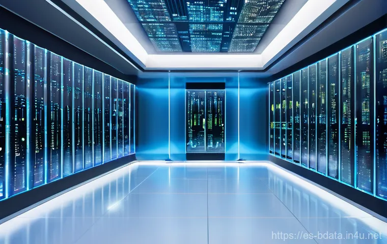 빅데이터 기술자의 데이터 분석 툴킷 - **Orchestrating the Data Symphony:** A panoramic, high-tech control room with a central, luminous ho...